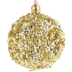 12 Boules De Noël Rouge Et Or à Plumes Et Paillettes -Pearl Noël Soldes Boutique 12 boules de noel rouge et or a plumes et paillettes ref NX5825 10