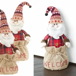 2 Cale-portes Pères Noël Décoratifs "Welcome"