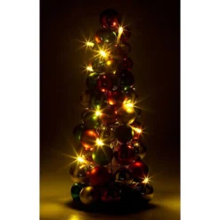 2 Pyramides De Boules De Noël Lumineuse 9 2 Pyramides De Boules De Noël Lumineuse -Pearl Noël Soldes Boutique 2 pyramides de boules de noel lumineuse ref NC9844 2