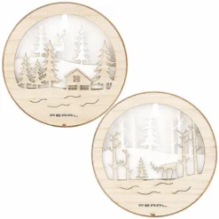 2 Tableaux De Noël Lumineux En Bois 17 2 Tableaux De Noël Lumineux En Bois -Pearl Noël Soldes Boutique 2 tableaux de noel lumineux en bois ref NX4854 1