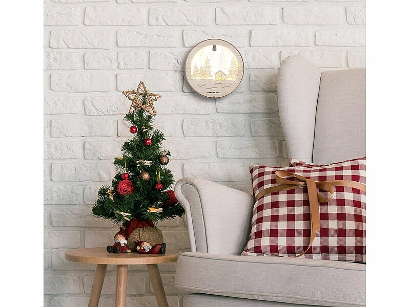 2 Tableaux De Noël Lumineux En Bois 5 2 Tableaux De Noël Lumineux En Bois – Image 5