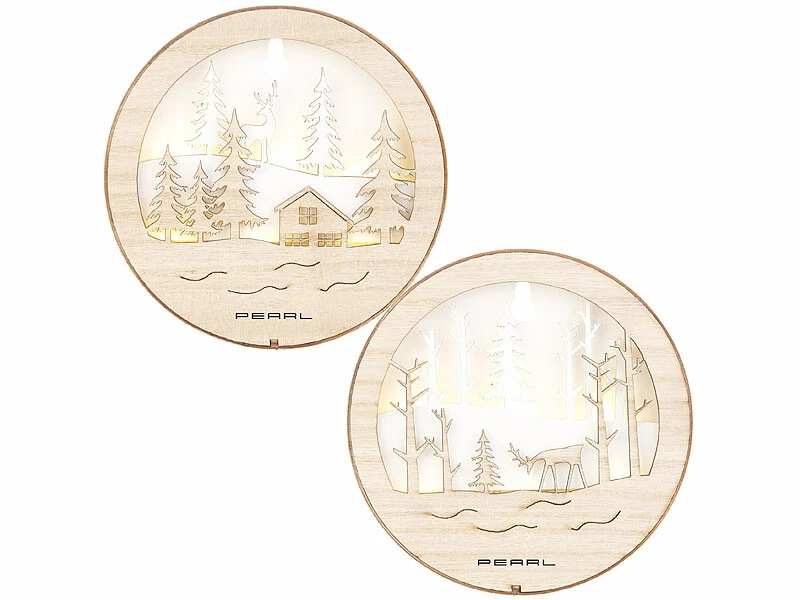 2 Tableaux De Noël Lumineux En Bois 9 2 Tableaux De Noël Lumineux En Bois – Image 9