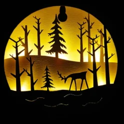 2 Tableaux De Noël Lumineux En Bois 15 2 Tableaux De Noël Lumineux En Bois -Pearl Noël Soldes Boutique 2 tableaux de noel lumineux en bois ref NX4854 6