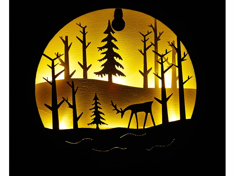 2 Tableaux De Noël Lumineux En Bois 6 2 Tableaux De Noël Lumineux En Bois – Image 6