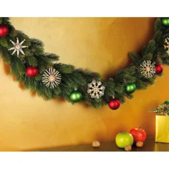 24 Étoiles En Paille Pour Sapin De Noël 5 24 Étoiles En Paille Pour Sapin De Noël -Pearl Noël Soldes Boutique 24 etoiles en paille pour sapin de noel ref NC8179 3 1