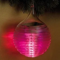 3 Boules De Noël à LED ''Cristal De Glace'' -Pearl Noël Soldes Boutique 3 boules de noel a led cristal de glace ref NC6762 1