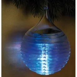 3 Boules De Noël à LED ''Cristal De Glace'' -Pearl Noël Soldes Boutique 3 boules de noel a led cristal de glace ref NC6762 2