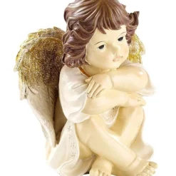 4 Anges De Noël Décoratifs - 20 Cm -Pearl Noël Soldes Boutique 4 anges de noel decoratifs 20 cm ref NX7263 1