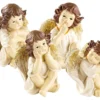 4 Anges De Noël Décoratifs - 20 Cm