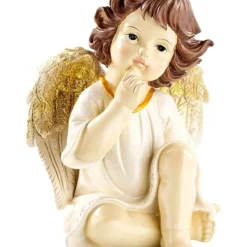 4 Anges De Noël Décoratifs - 20 Cm -Pearl Noël Soldes Boutique 4 anges de noel decoratifs 20 cm ref NX7263 4