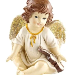 4 Anges De Noël Décoratifs Avec Instruments De Musique -Pearl Noël Soldes Boutique 4 anges de noel decoratifs avec instruments de musique ref NX7264 1