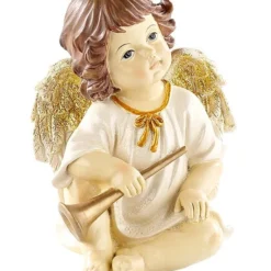 4 Anges De Noël Décoratifs Avec Instruments De Musique -Pearl Noël Soldes Boutique 4 anges de noel decoratifs avec instruments de musique ref NX7264 2