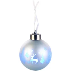 4 Boules De Noël à LED Couleur Changeante -Pearl Noël Soldes Boutique 4 boules de noel a led couleur changeante ref NC8648 8