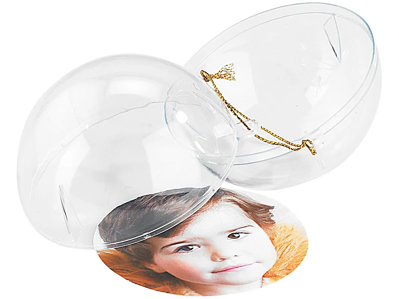 8 Boules De Noël Personnalisables Avec Une Photo 4 8 Boules De Noël Personnalisables Avec Une Photo – Image 4