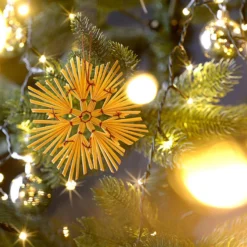 132 Décorations De Noël En Paille -Pearl Noël Soldes Boutique 44 decorations de noel en paille x3 ref NX8960 2