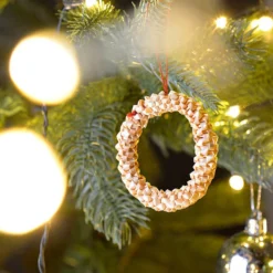 132 Décorations De Noël En Paille -Pearl Noël Soldes Boutique 44 decorations de noel en paille x3 ref NX8960 3