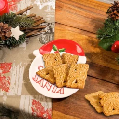 Assiette Décorative Père Noël "Cookies For Santa" -Pearl Noël Soldes Boutique assiette decorative pere noel cookies for santa ref NX3293 1