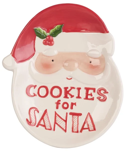 Assiette Décorative Père Noël "Cookies For Santa" -Pearl Noël Soldes Boutique assiette decorative pere noel cookies for santa ref NX3293 3