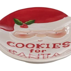 2 Assiettes Décoratives Père Noël "Cookies For Santa" 7 2 Assiettes Décoratives Père Noël "Cookies For Santa" -Pearl Noël Soldes Boutique assiette decorative pere noel cookies for santa x2 ref NC9512 1