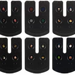 2 Bougies à LED Avec Projection De Motifs De Noël -Pearl Noël Soldes Boutique bougie a led avec projection de motifs de noel x2 ref NX8978 10