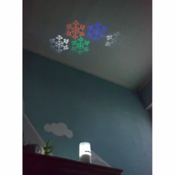 2 Bougies à LED Avec Projection De Motifs De Noël -Pearl Noël Soldes Boutique bougie a led avec projection de motifs de noel x2 ref NX8978 9