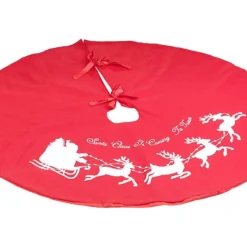 Pearl Couverture Décorative Ø 100 Cm "Père Noël" Pour Pied De Sapin