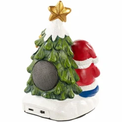 Décoration De Noël Avec Haut-parleur Bluetooth - Père Noël -Pearl Noël Soldes Boutique decoration de noel avec haut parleur bluetooth pere noel ref HZ2710 3