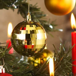 Détecteur De Chaleur Boule De Noël - Modèle Doré