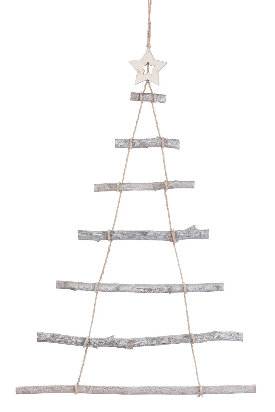 2 échelles Décoratives En Bois En Forme De Sapin De Noël 2 2 échelles Décoratives En Bois En Forme De Sapin De Noël – Image 2