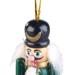 Ensemble De 6 Figurines En Bois "Casse-Noisette" Pour Sapin De Noël -Pearl Noël Soldes Boutique ensemble de 6 figurines en bois casse noisette pour sapin de noel ref NX8203 2