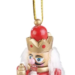 Ensemble De 6 Figurines En Bois "Casse-Noisette" Pour Sapin De Noël -Pearl Noël Soldes Boutique ensemble de 6 figurines en bois casse noisette pour sapin de noel ref NX8203 5