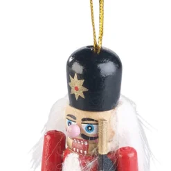 Ensemble De 6 Figurines En Bois "Casse-Noisette" Pour Sapin De Noël -Pearl Noël Soldes Boutique ensemble de 6 figurines en bois casse noisette pour sapin de noel ref NX8203 6