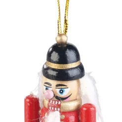 Ensemble De 6 Figurines En Bois "Casse-Noisette" Pour Sapin De Noël -Pearl Noël Soldes Boutique ensemble de 6 figurines en bois casse noisette pour sapin de noel ref NX8203 7