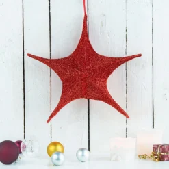 Étoile De Noël Pliable Ø 40 Cm -Pearl Noël Soldes Boutique etoile de noel pliable o 40 cm x2 ref NX7648 2