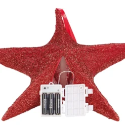 Lot De 4 étoiles De Noël Pliables Ø 65 Cm Avec LED -Pearl Noël Soldes Boutique etoile de noel pliable o 65 cm ref NX7638 5 1