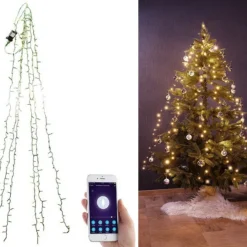 Guirlande Connectée Pour Sapin De Noël Avec 6 Fils Et 180 LED