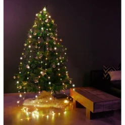 Guirlande Connectée Pour Sapin De Noël Avec 6 Fils Et 240 LED -Pearl Noël Soldes Boutique guirlande connectee pour sapin de noel avec 6 fils et 240 led ref NX4947 1