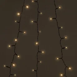 Guirlande Lumineuse 6 Fils / 240 LED Effet Cascade Pour Sapin De Noël -Pearl Noël Soldes Boutique guirlande lumineuse 6 fils 240 led effet cascade pour sapin de noel ref NX9121 2 1