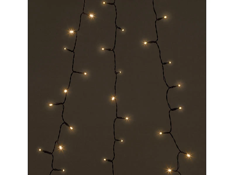 Guirlande Lumineuse 8 Fils / 320 LED Effet Cascade Pour Sapin De Noël 5 Guirlande Lumineuse 8 Fils / 320 LED Effet Cascade Pour Sapin De Noël – Image 5