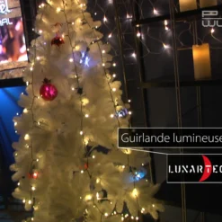 Guirlande Lumineuse 6 Fils / 180 LED Effet Cascade Pour Sapin De Noël 11 Guirlande Lumineuse 6 Fils / 180 LED Effet Cascade Pour Sapin De Noël -Pearl Noël Soldes Boutique guirlande lumineuse 8 fils 320 led effet cascade pour sapin de noel ref NX9122 2 1