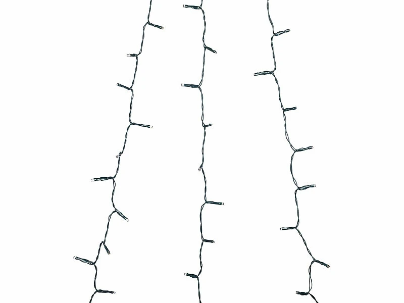 Guirlande Lumineuse 8 Fils / 320 LED Effet Cascade Pour Sapin De Noël 7 Guirlande Lumineuse 8 Fils / 320 LED Effet Cascade Pour Sapin De Noël – Image 7