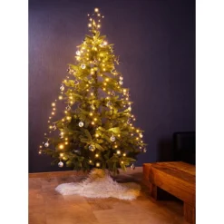 Guirlande Lumineuse Effet Cascade Pour Sapin De Noël, 180 LED, Avec Bluetooth & Application -Pearl Noël Soldes Boutique guirlande lumineuse effet cascade pour sapin de noel 180 led avec bluetooth application ref NX6140 10