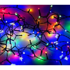 Guirlande Lumineuse Effet Cascade Pour Sapin De Noël, 240 LED, Avec Bluetooth & Application -Pearl Noël Soldes Boutique guirlande lumineuse effet cascade pour sapin de noel 240 led avec bluetooth application ref NX6141 4
