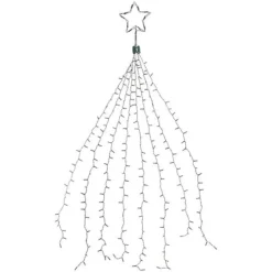 Guirlande Lumineuse Effet Cascade Pour Sapin De Noël, 320 LED, Avec Bluetooth & Application -Pearl Noël Soldes Boutique guirlande lumineuse effet cascade pour sapin de noel 320 led avec bluetooth application ref NX6142 6