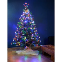 Guirlande Lumineuse Effet Cascade Pour Sapin De Noël, 320 LED, Avec Bluetooth & Application -Pearl Noël Soldes Boutique guirlande lumineuse effet cascade pour sapin de noel 320 led avec bluetooth application ref NX6142 9