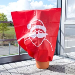 Housse D'hivernage Décorative 110 X 120 Cm - "Père Noël" -Pearl Noël Soldes Boutique housse d hivernage decorative 110 x 120 cm pere noel ref NX8837 3