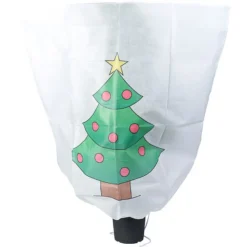 Housse D'hivernage Décorative 110 X 120 Cm - "Sapin De Noël"