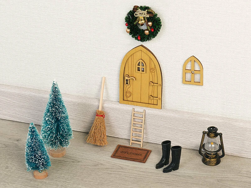 Kit De Décoration De Noël "Porte De Maison De Lutin" 2 Kit De Décoration De Noël "Porte De Maison De Lutin" – Image 2