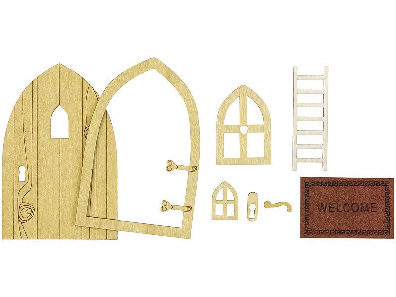 Kit De Décoration De Noël "Porte De Maison De Lutin" 4 Kit De Décoration De Noël "Porte De Maison De Lutin" – Image 4