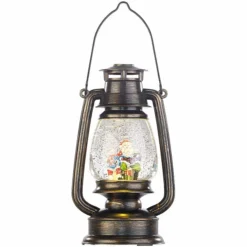 Lampe Tempête à LED De Noël Avec Neige Tourbillonnante -Pearl Noël Soldes Boutique lampe tempete a led de noel avec neige tourbillonnante ref NX4864 3